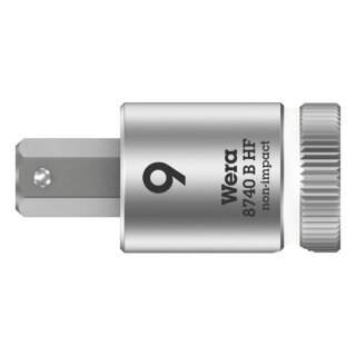 Wera Zyklop 3/8" Hex socket bit with holding function Metric