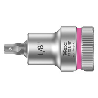Wera Zyklop 3/8" Hex socket bit w/ holding function US sizes