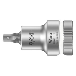 Wera Zyklop 3/8" Hex socket bit w/ holding function US sizes