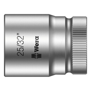 Wera Zyklop 1/2" socket - US sizes 25/32"