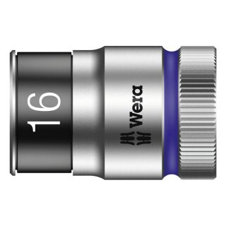 Wera Zyklop 1/2" socket with holding function - Metric 16.0