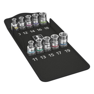 Wera Zyklop 1/2" Hex socket set with holding function Metric