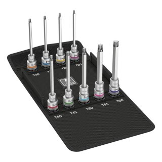 Wera Zyklop 1/2" drive extended TorxÂ® socket bit set