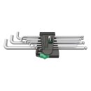 Wera hex key set short chrome - Metric