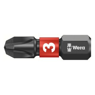 Wera 1/4" bit for Phillips screws Impaktor PH3