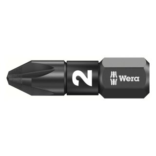 Wera 1/4" bit for Pozidriv screws Impaktor PZ2