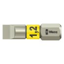 Wera 1/4" Torsion bit for slotted screws stainless...