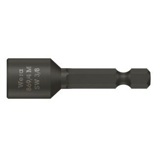 Wera 1/4" drive nutsetter - US sizes 3/8"