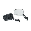 Kuryakyn, Dillinger mirror set. Satin black