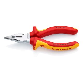 Knipex needle nose combination pliers 145mm VDE