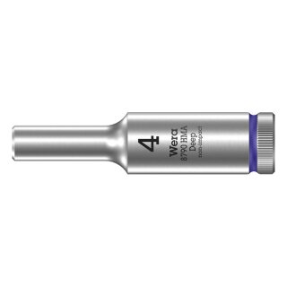 Wera, deep socket size 4mm