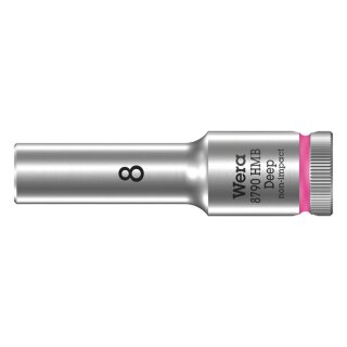 Wera, deep socket size 8mm