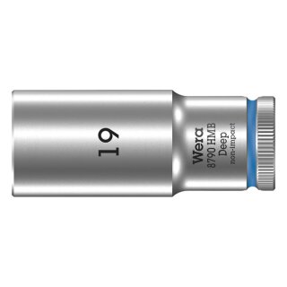 Wera, deep socket size 19mm