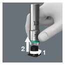 Wera, socket belt with 1/2" drive hex deep sockets - Metric