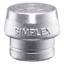 Halder insert for Simplex mallet 50mm Soft metal - Very hard