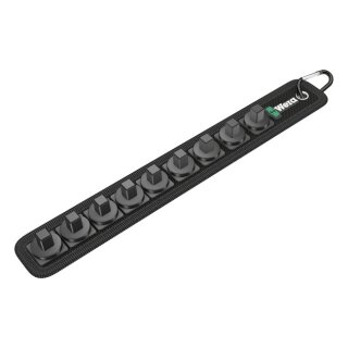 Wera 9 socket belt for 3/8" drive
