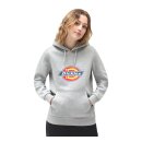 Dickies Icon Logo ladies hoodie grey melange M