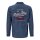 King Kerosin Motor Way longsleeve workshirt dark blue