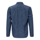 King Kerosin Octane longsleeve workshirt mid blue