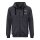 King Kerosin Crow zip hoodie steel grey