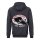 King Kerosin Crow zip hoodie steel grey