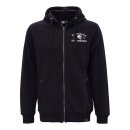 King Kerosin Split The Road zip hoodie black