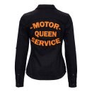 Queen Kerosin Motor Queen blouse antique black