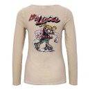Queen Kerosin La Loca longsleeve oilwashed sand