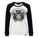 Queen Kerosin Copilot longsleeve offwhite/black