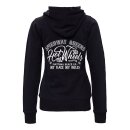 Queen Kerosin Hot Wheels zip hoodie black
