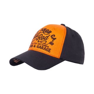 King Kerosin Hot Rod trucker cap black/orange