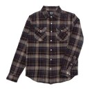 Loser Machine Logan plaid flannel shirt brown