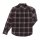 Loser Machine Logan plaid flannel shirt brown