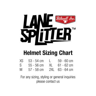 Biltwell Lane Splitter helmet gloss black/gold factory