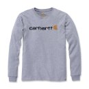 Carhartt Long sleeve t-shirt Core logo heather grey