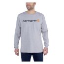Carhartt Long sleeve t-shirt Core logo heather grey