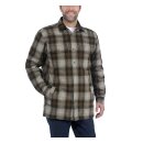 Carhartt Hubbard Sherpa lined shirt jacket military olive