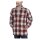 Carhartt Hubbard Sherpa lined shirt jacket dark crimson