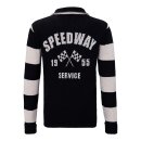 King Kerosin Speed Up pullover black/white