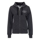 Queen Kerosin My Route zip hoodie anthracite