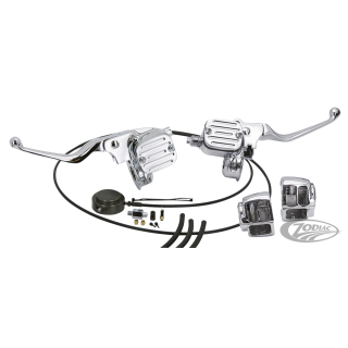 Armaturen Umrüstsatz auf hydraulische Kupplung für Harley Big Twin 96-06