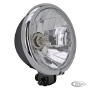 Classic 5.75" Hauptscheinwerfer schwarz chrom bullet...