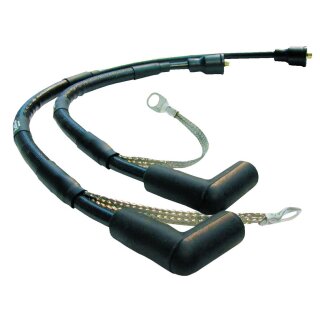 Nology Hot-Wires Zündkabel Set schwarz für Harley FXR