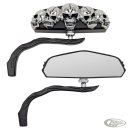 GZP Black Skull vision mirror set