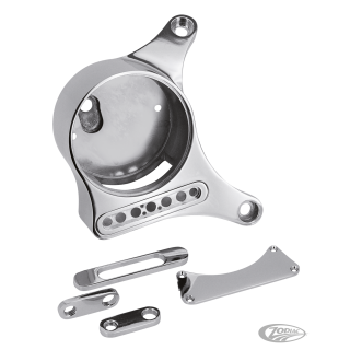 Seitlicher Tachohalter Alu poliert für Harley XL Sportster 95-20
