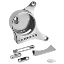 Seitlicher Tachohalter Alu poliert für Harley XL...