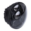 LED Scheinwerfer Einsatz black für Harley Dyna Softail Sportster 5.75" ECE