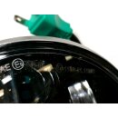 LED Scheinwerfer Einsatz black für Harley Dyna Softail Sportster 5.75" ECE