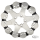 für Harley Galfer Skull solid disc 11.5" Front