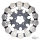 für Harley Galfer Skull solid disc 11.5" Rear